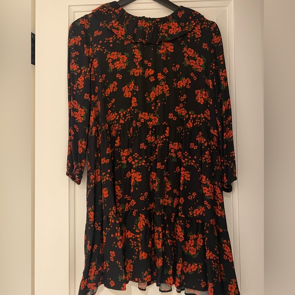 Zara floral quarter sleeve dress - Picture 2 of 3